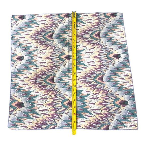 Set Of 6 Lot Soutwest Quilted Abstract Floral Placemats Napkins Vintage Cabin - Picture 6 of 8